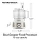 preview thumbnail 9 of 7, Hamilton Beach 10 Cup Bowl Scraper Food Processor