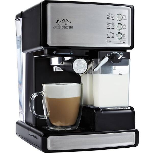 Mr. Coffee Caf Barista 3-in-1 Espresso, Cappuccino and Latte Maker, 15-Bar  Pump, Stainless Steel - Bed Bath & Beyond - 41511526