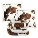 preview thumbnail 159 of 158, Indigo Hill by HiEnd Accents Campfire Sherpa Fleece Throw, 1PC or 3PC 3-Piece - Elsa-Chocolate