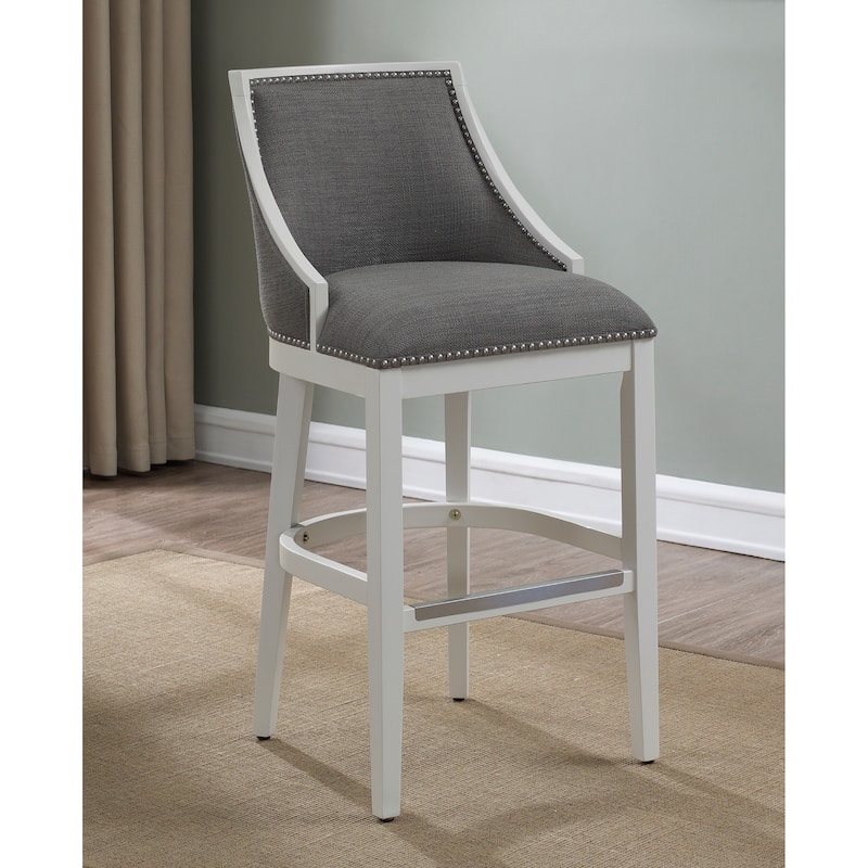 Lawrence White Counter Height Stool