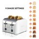 preview thumbnail 4 of 5, Kenmore 4-Slice Toaster, White Stainless Steel, Dual Controls, Extra Wide Slots, Bagel and Defrost