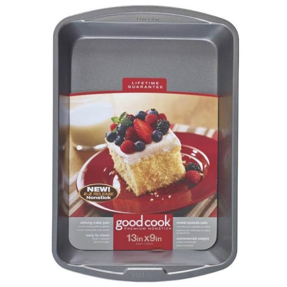 Good Cook Cake Pan, Covered, 13 x 9 in