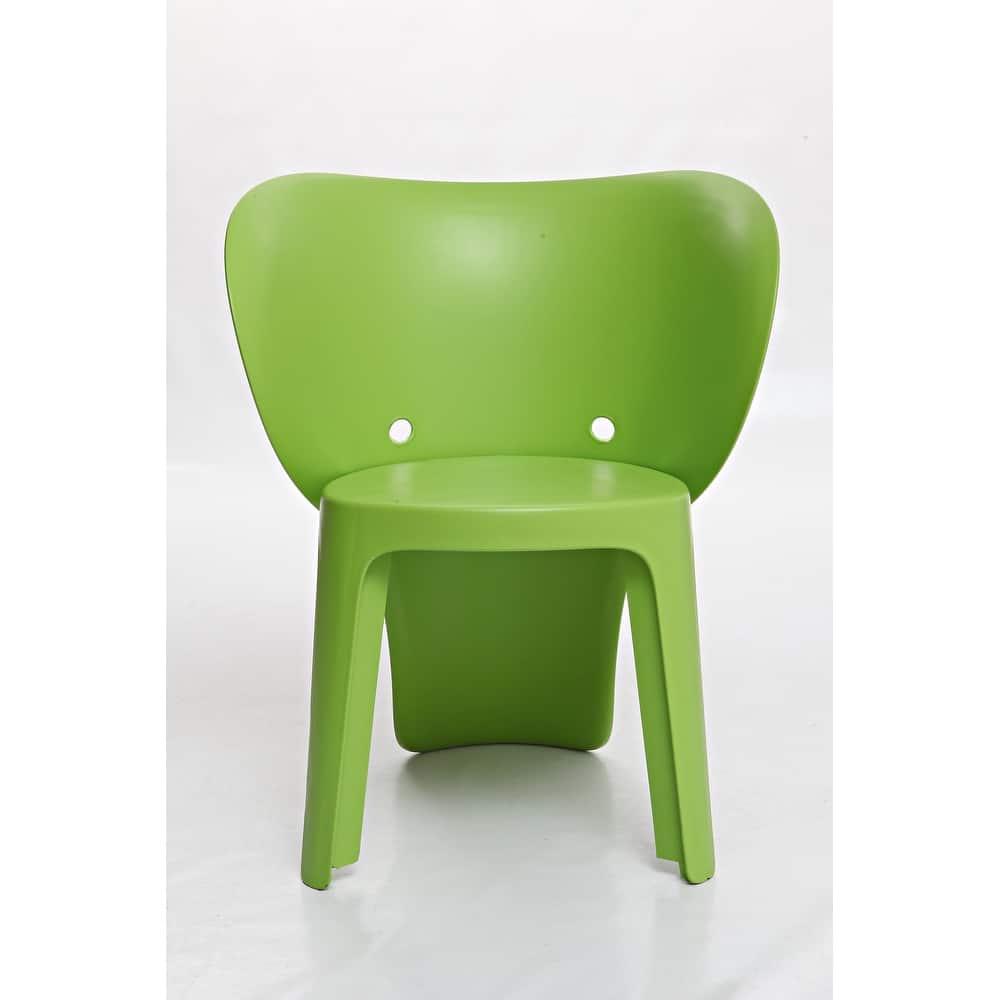 Elephant Polypropylene Kids Chair, Set of 4