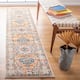 SAFAVIEH Madison Andra Boho Oriental Distressed Rug - 2' x 8' Runner - Orange/Ivory