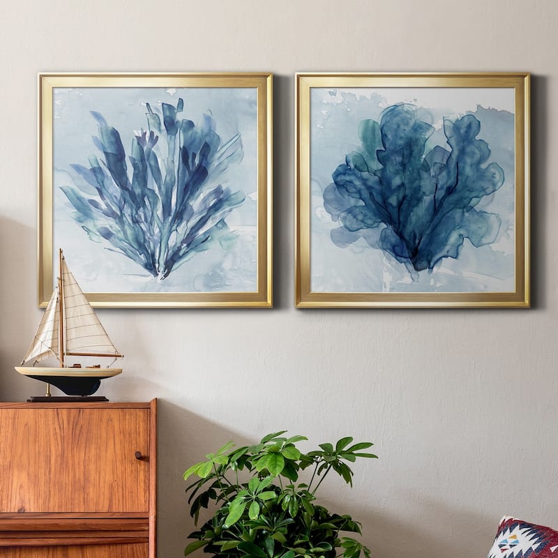 Coastal Coral I-Premium Framed Canvas - Ready to Hang - Multi-Color
