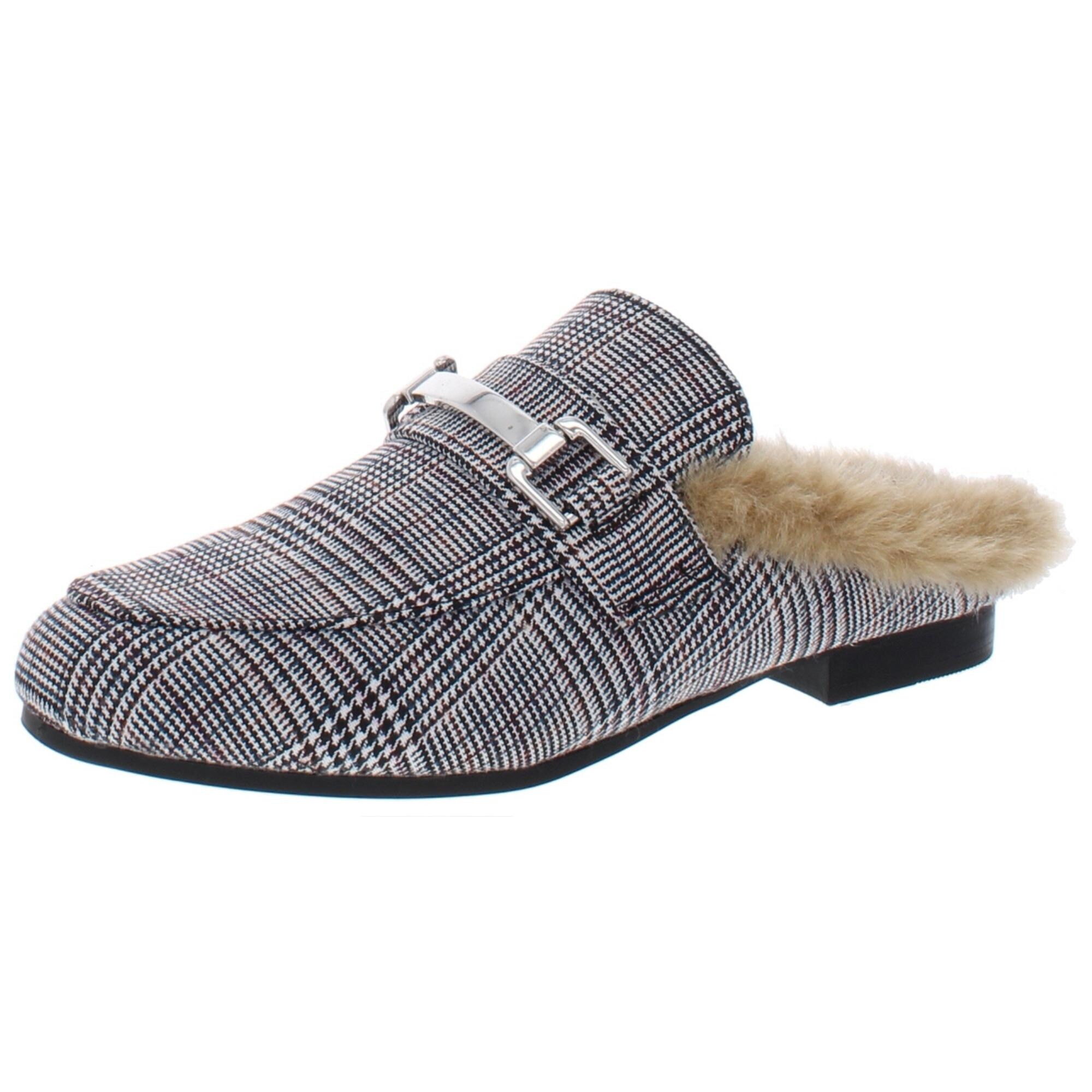 steve madden loafers with fur