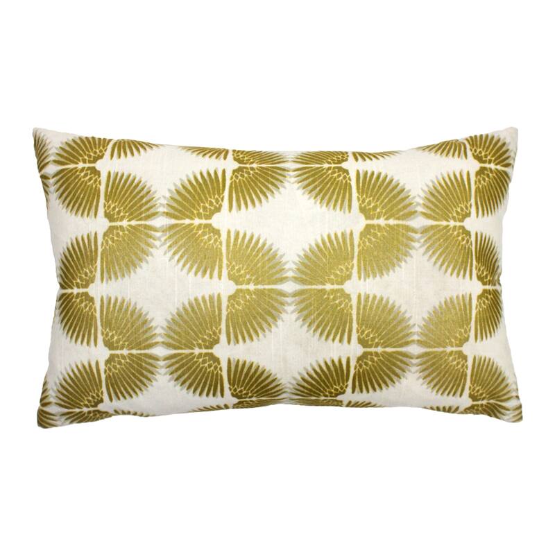 Jiti Indoor Eclectic Glam Bold Wavy Patterned Decorative Accent Cotton Square Throw Pillows 20 x 20