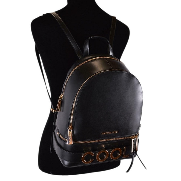michael michael kors rhea medium embellished leather backpack