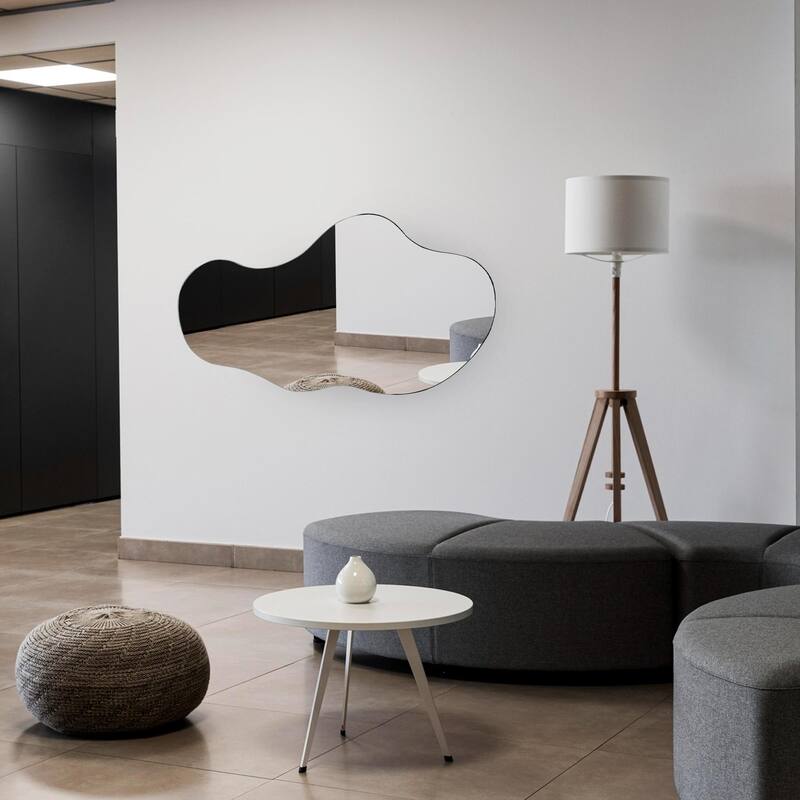 Asymmetrical Mirror, Decorative Frameless Irregular Mirror