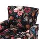 HULALA HOME Nailhead Trim Traditional Accent Armchair with Rolled Arms