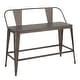 preview thumbnail 1 of 19, Carbon Loft Samira Industrial Counter Height Bench - N/A