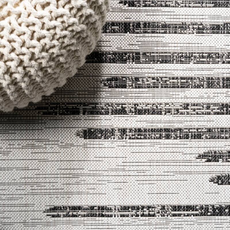 JONATHAN Y Colonia Berber Stripe Geometric Indoor/Outdoor Area Rug