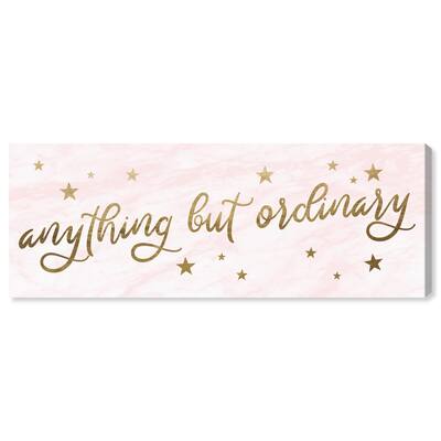 Ordinary Gold Panoramic Canvas by Art Remedy, Gallery Wrapped