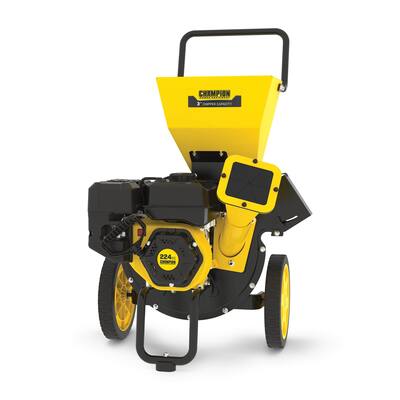 Champion 3-Inch Portable Chipper-Shredder with Collection Bag