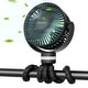 preview thumbnail 1 of 7, USB Rechargeable Handheld Cooling Fan for Travel - No Size