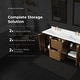 preview thumbnail 51 of 168, Gabi Bathroom Vanity with White Engineered Stone Top