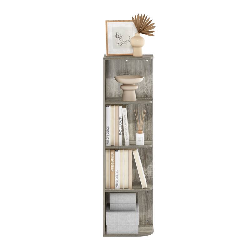 Furinno Gruen 2-Tier Open Shelf Bookcase, Metropolitan Pine | UK