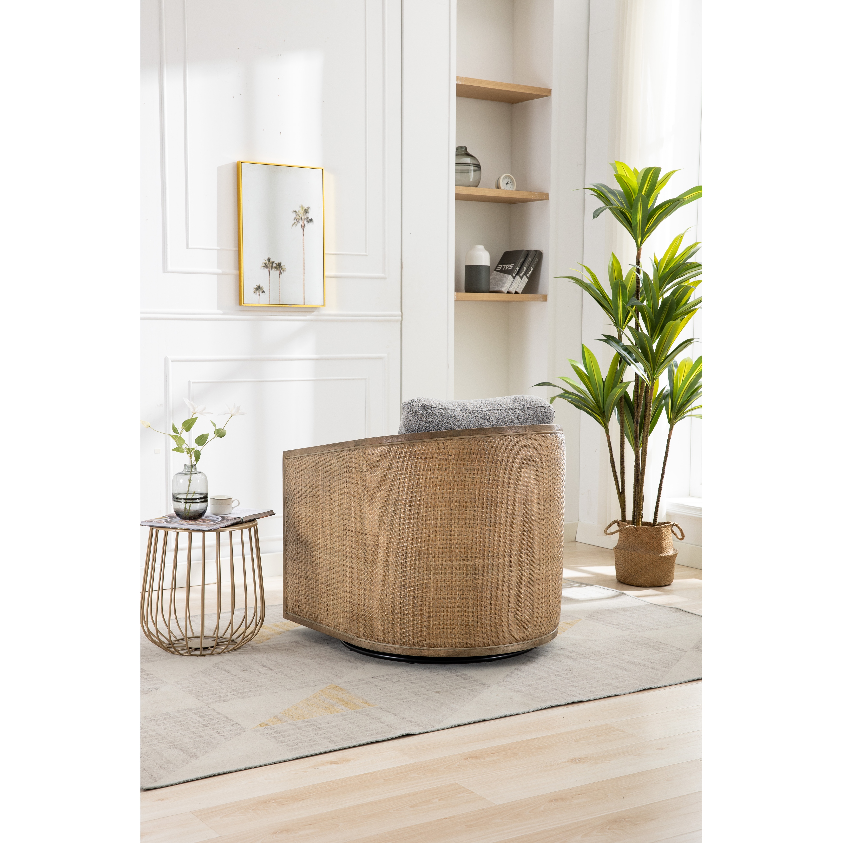 Round lounge chair best sale indoor