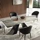 preview thumbnail 24 of 26, 110.23'' Extendable Rectangular Sintered Stone Dining Table For 8 -10 People