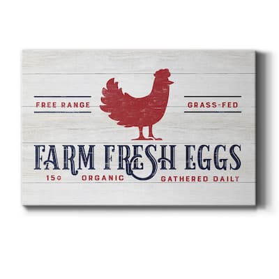Farm Fresh Eggs Premium Gallery Wrapped Canvas - Ready to Hang