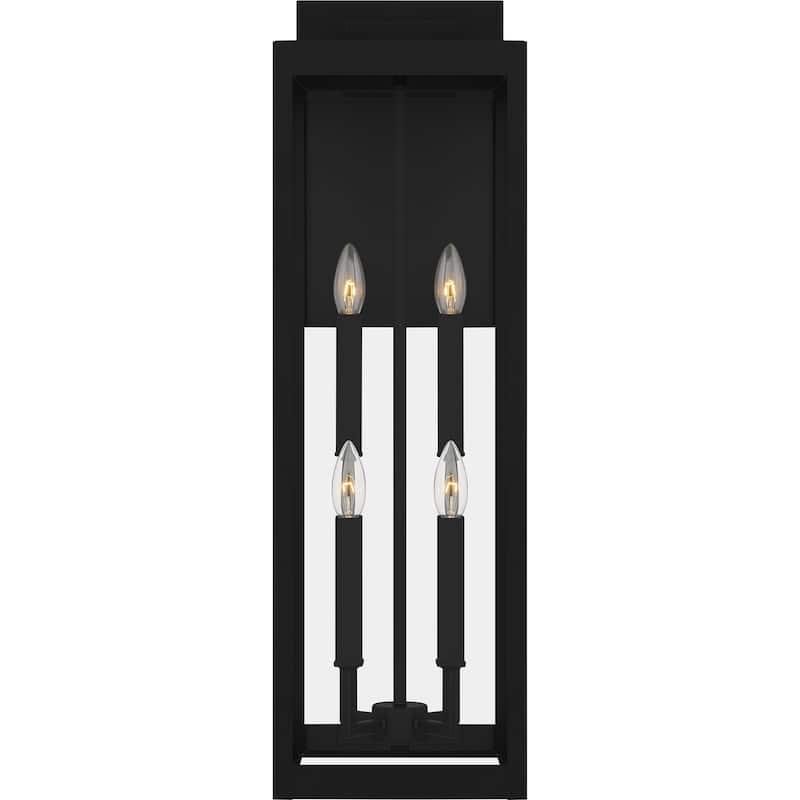 Westover 4-Light Earth Black Outdoor Wall Lantern