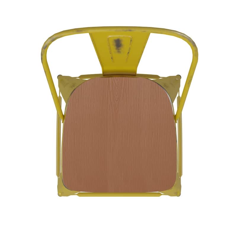 All-Weather Counter Height Stool with Poly Resin Seat