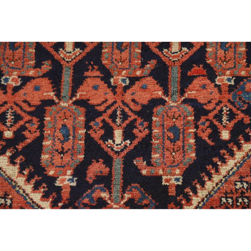 Vegetable Dye Malayer Persian Rug Hand-Knotted Wool Carpet - 4'8"x 6'4"