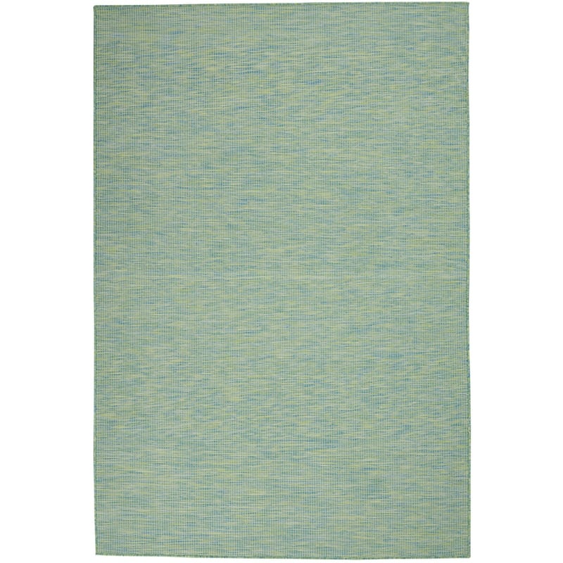 HomeRoots Contemporary Rectangle Outdoor Rug - 5' X 7'