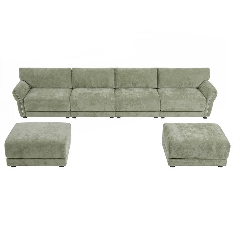 U-Shape with Extra-Wide Seat Cushion