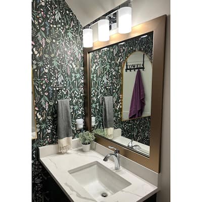 Frame My Mirror Champagne Bronze Framed Wall Mirror, Pendleton Design