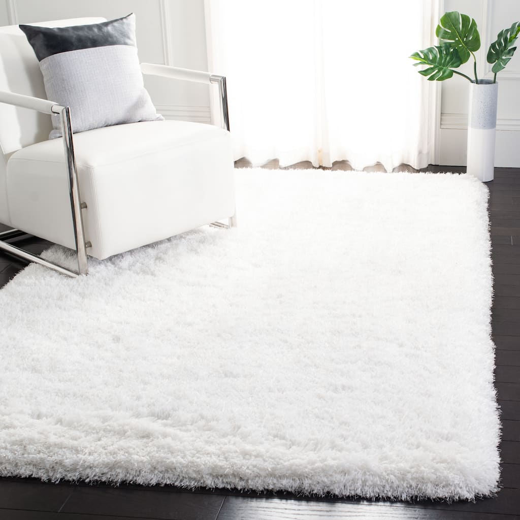 SAFAVIEH Handmade Brandy Shag Raila Glam Rug