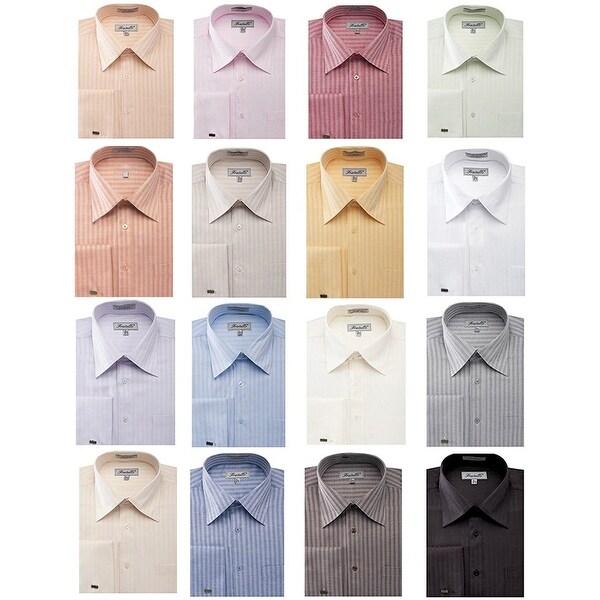 Men's Herringbone French Cuff Shirt 2