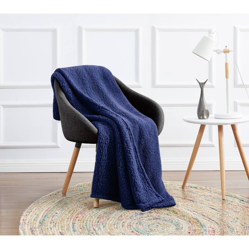 My World Cloud Sherpa Blanket