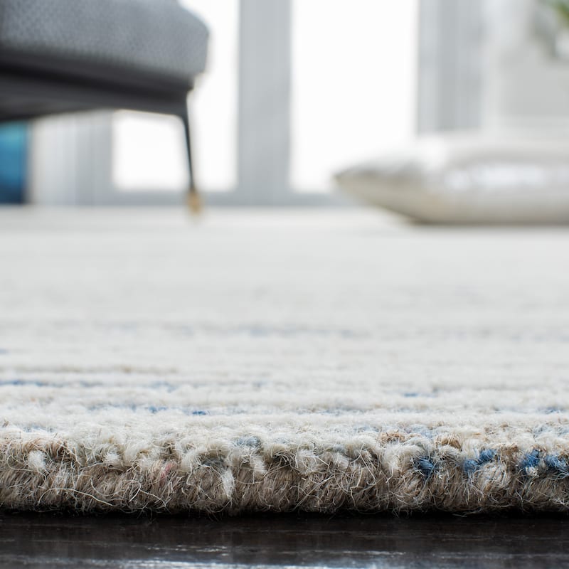 SAFAVIEH Handmade Metro Annarosa Modern Abstract Wool Rug