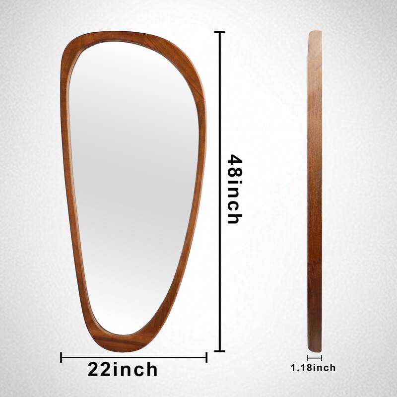 Unique Silhouette: Curved-shaped, Stylish Wall Mirror