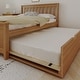 preview thumbnail 22 of 62, Max and Lily Slat Headboard Full Bed with Trundle