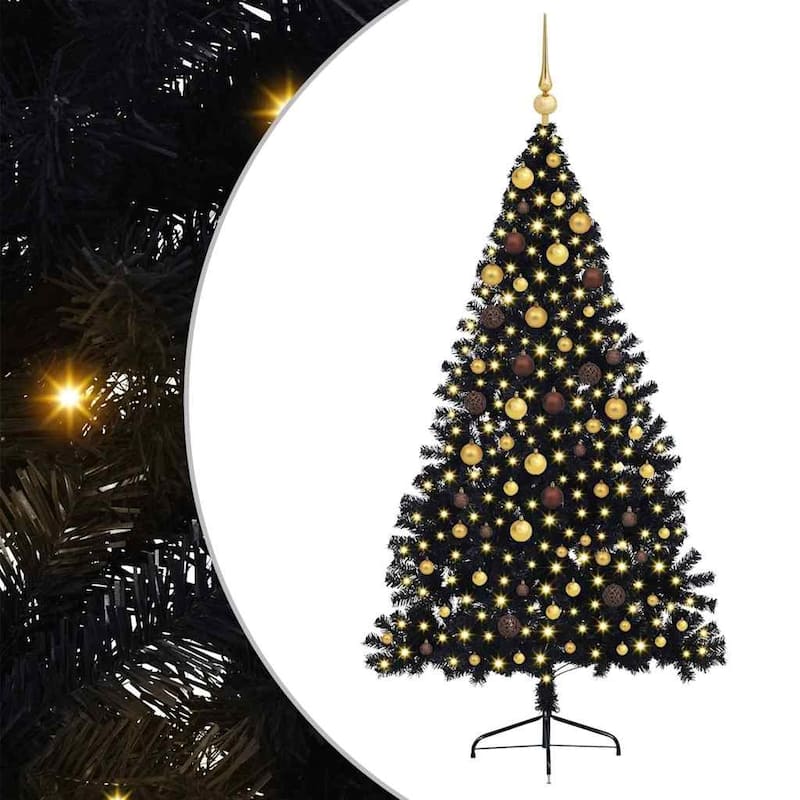 vidaXL Christmas Tree with Decorative String Lights