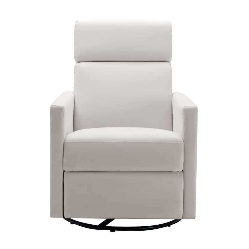 Modern Upholstered Swivel Rocker Recliner