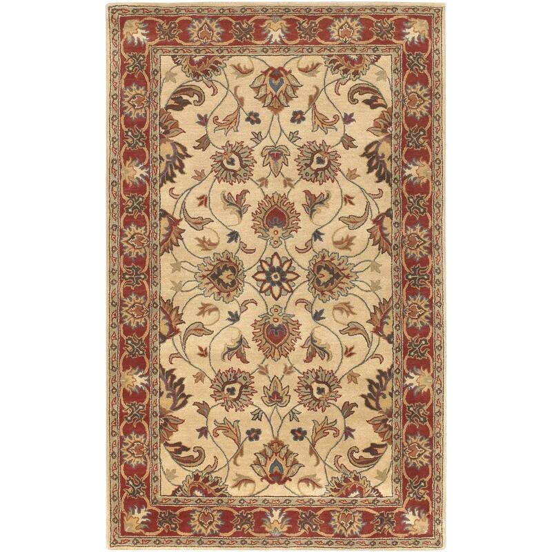 Livabliss Caesar Updated Traditional Border Area Rug.