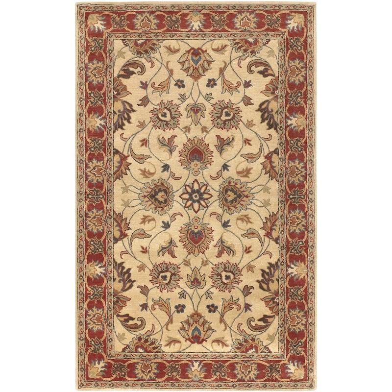 Livabliss Caesar Updated Traditional Border Area Rug.