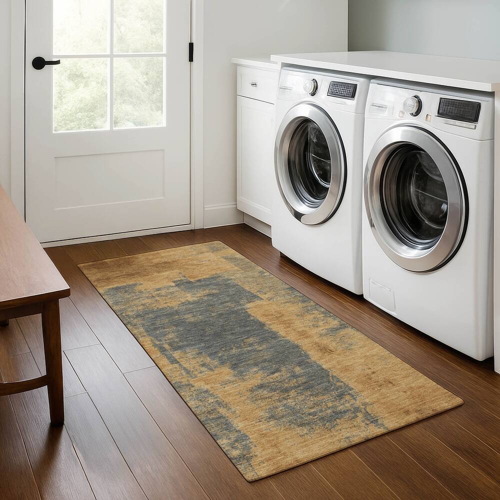 Premium Washable Super Soft Abstract Impressions Mayfield Rug