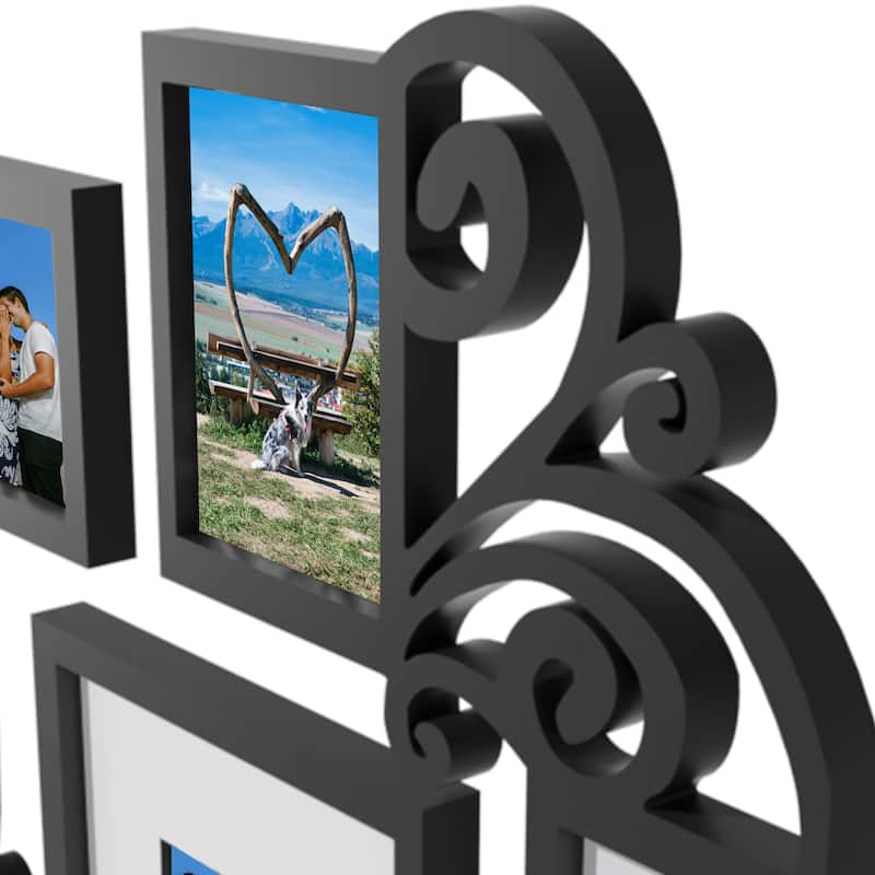 HELLO LAURA Heart-Shaped Photo Frame Set Wall Hanging Picture Frame