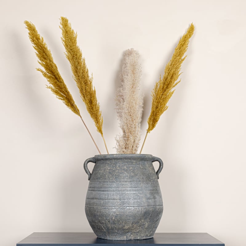 Whitewashed Terra-cotta Urn