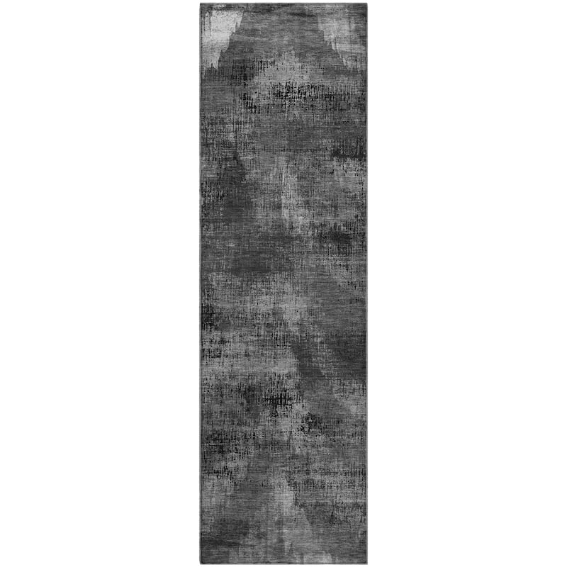 Premium Washable Super Soft Brushstrokes Modern V Mayfield Rug