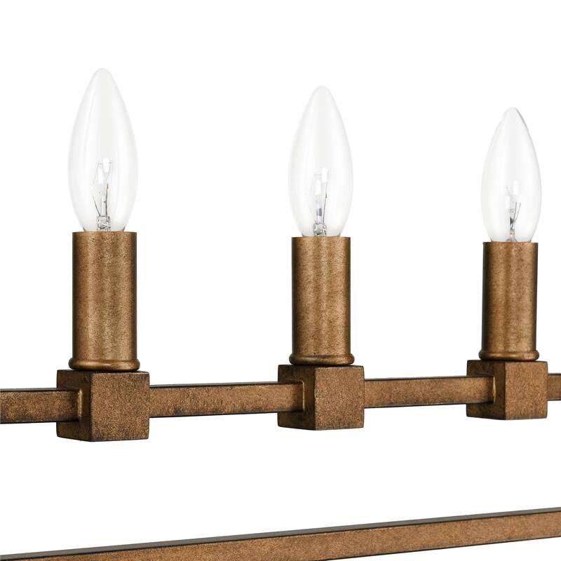 Light Society Bence Chandelier - Anitque Brass