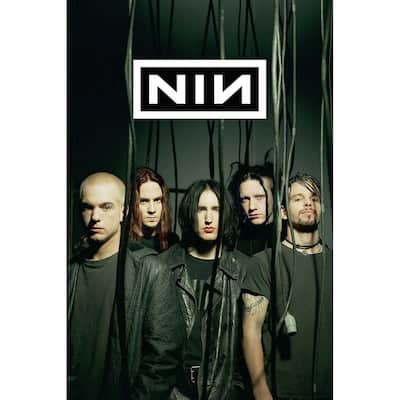 Nine Inch Nails Group Standing Art Poster - 24 x 36 Inch