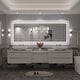 preview thumbnail 98 of 161, Large LED Bathroom mirror Tempered Glass Dimmable Anti-Fog Vanity Mirror