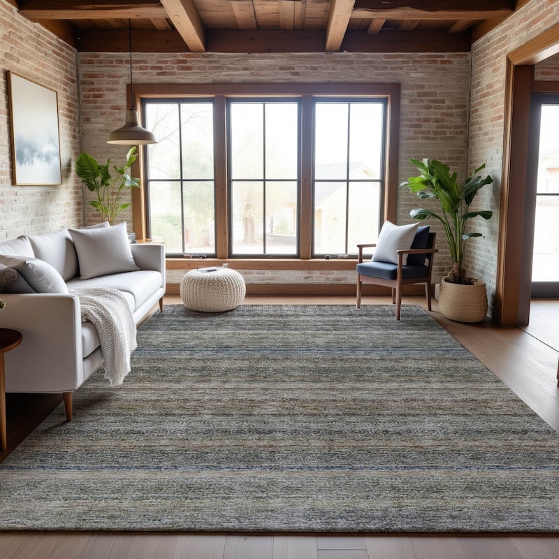 Premium Washable Super Soft Ombre Tribal Mayfield Rug - Taupe - 2'6" x 3'10"