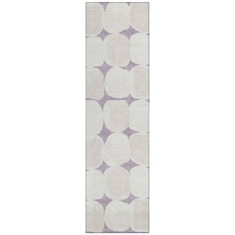 Machine Washable Indoor/ Outdoor Chantille Puffy Modern Rug