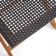 preview thumbnail 22 of 22, Hillside Outdoor Acacia Wicker Bistro Set by Christopher Knight Home - N/A
